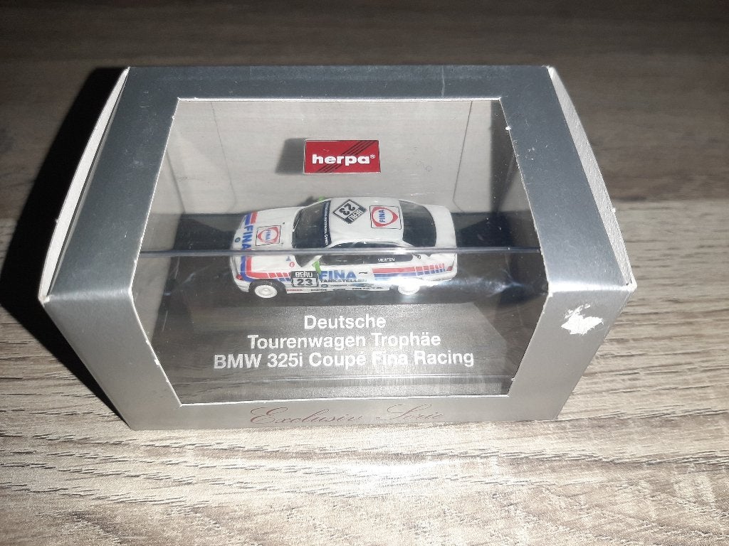 Herpa 1/87 BMW 325i E36 Fina, Ophalen of Verzenden, Zo goed als nieuw, Auto, Herpa
