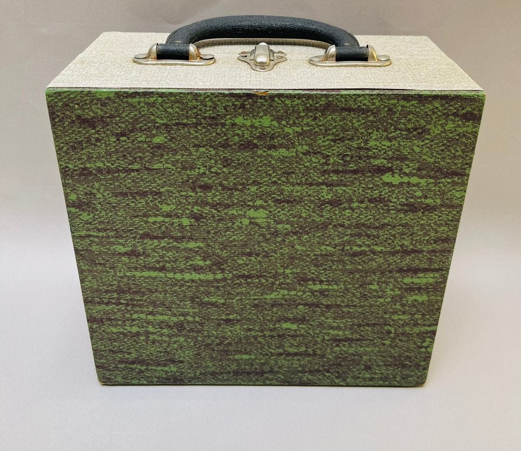 Vintage Cheney England platenkoffer voor singles (45 toeren), Ophalen of Verzenden, Audio en Video