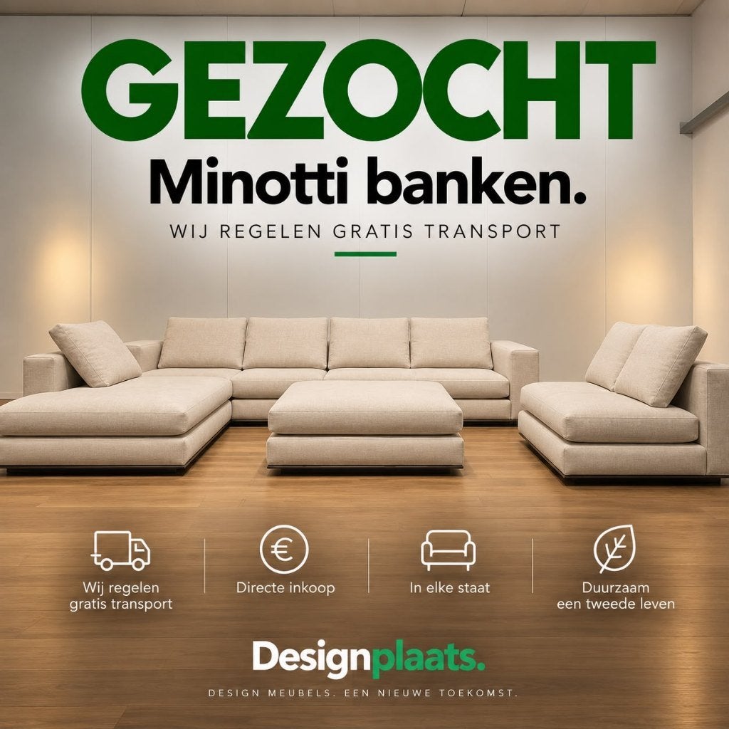 RECHERCHÉ : Minotti canapé / canapé d’angle — achat direct, Enlèvement ou Envoi, Banc d'angle, Design Bankstellen Minotti