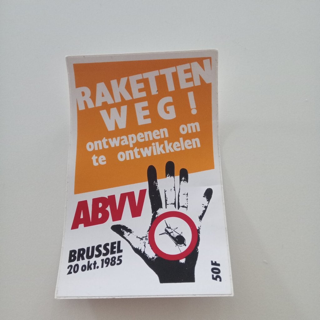 STICKER ABVV  1985, Collections, Envoi