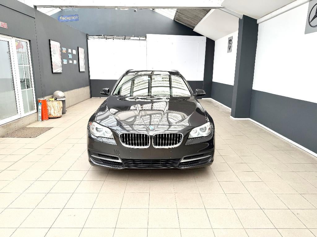 BMW 520 dA Touring 07/2014 "116.000Km" Carnet BMW Euro 6b, Cuir, Argent ou Gris, Entreprise, Carnet d'entretien