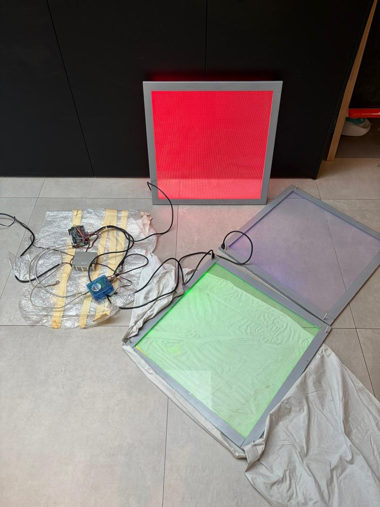Doorzichtige licht tegels - DMX, Ophalen, Gebruikt, Licht, Kleur
