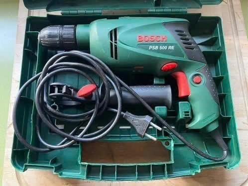 Bosch klopboormachine, Doe-het-zelf en Bouw, Gereedschap | Boormachines, Zo goed als nieuw, 400 tot 600 watt, Klopboormechanisme
