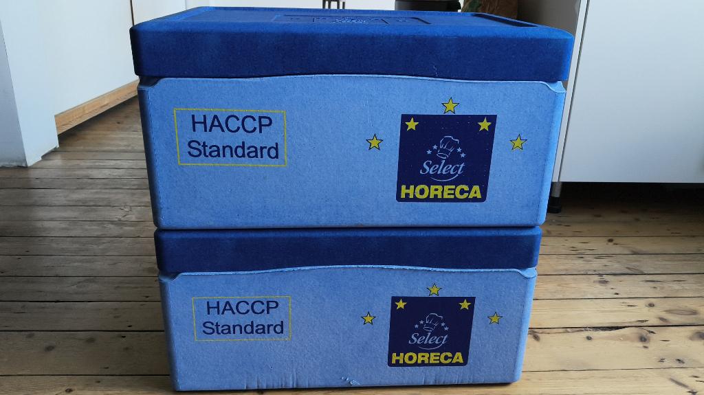 Horeca geïsoleerde container, Ophalen, Gebruikt, Transport en Opslag