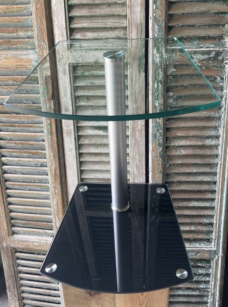 Design bijzettafel glas, Moins de 55 cm, Verre, Enlèvement, Utilisé