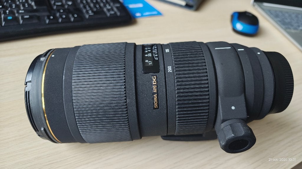 Sigma 70-200mm F/2.8 EX APO DG Macro HSM, Sigma, Zo goed als nieuw, Nikon F-mount, 200 mm