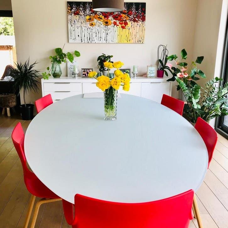 Joli Elyps moderne eettafel 250 x 128, Ophalen, Overige materialen, 100 tot 150 cm, 200 cm of meer