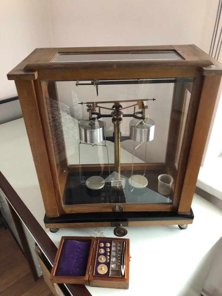 Precisieweegschaal apotheek, Antiek en Kunst, Antiek | Gereedschap en Instrumenten, Ophalen