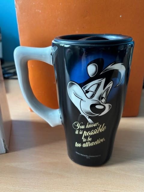 Pepe Le Pew meeneembeker, Verzamelen, Stripfiguren, Ophalen of Verzenden, Looney Tunes, Zo goed als nieuw, Gebruiksvoorwerp