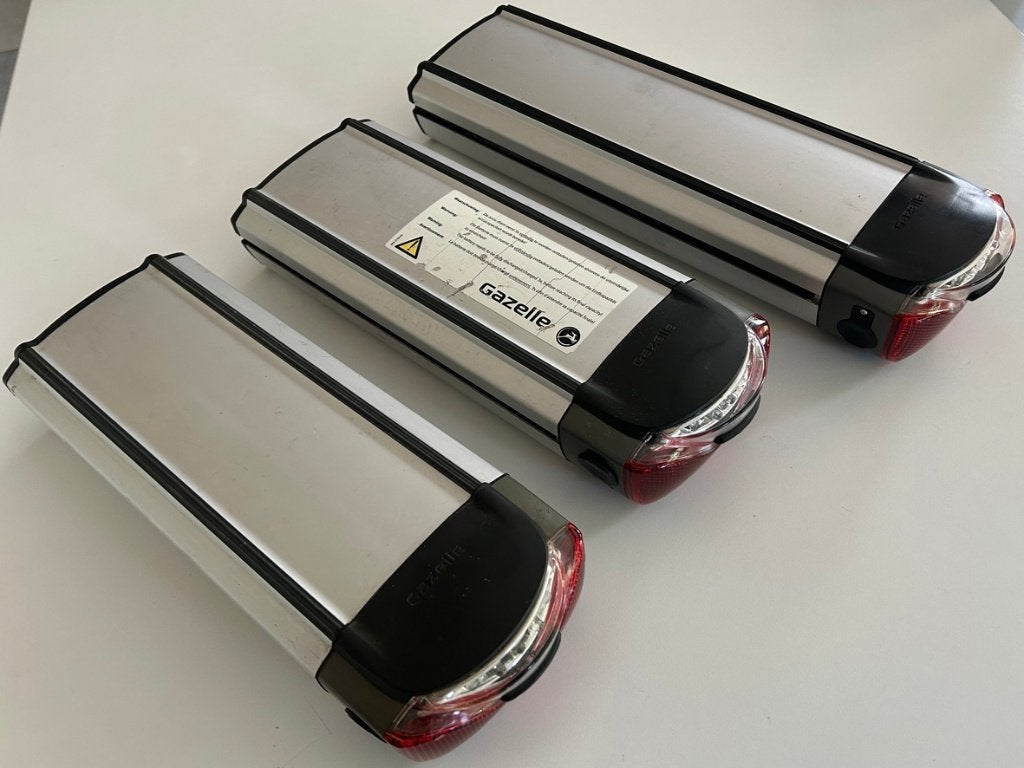 Gazelle Innergy batterij fietsbatterij 3 stuks, Vélos & Vélomoteurs, Enlèvement ou Envoi, Utilisé