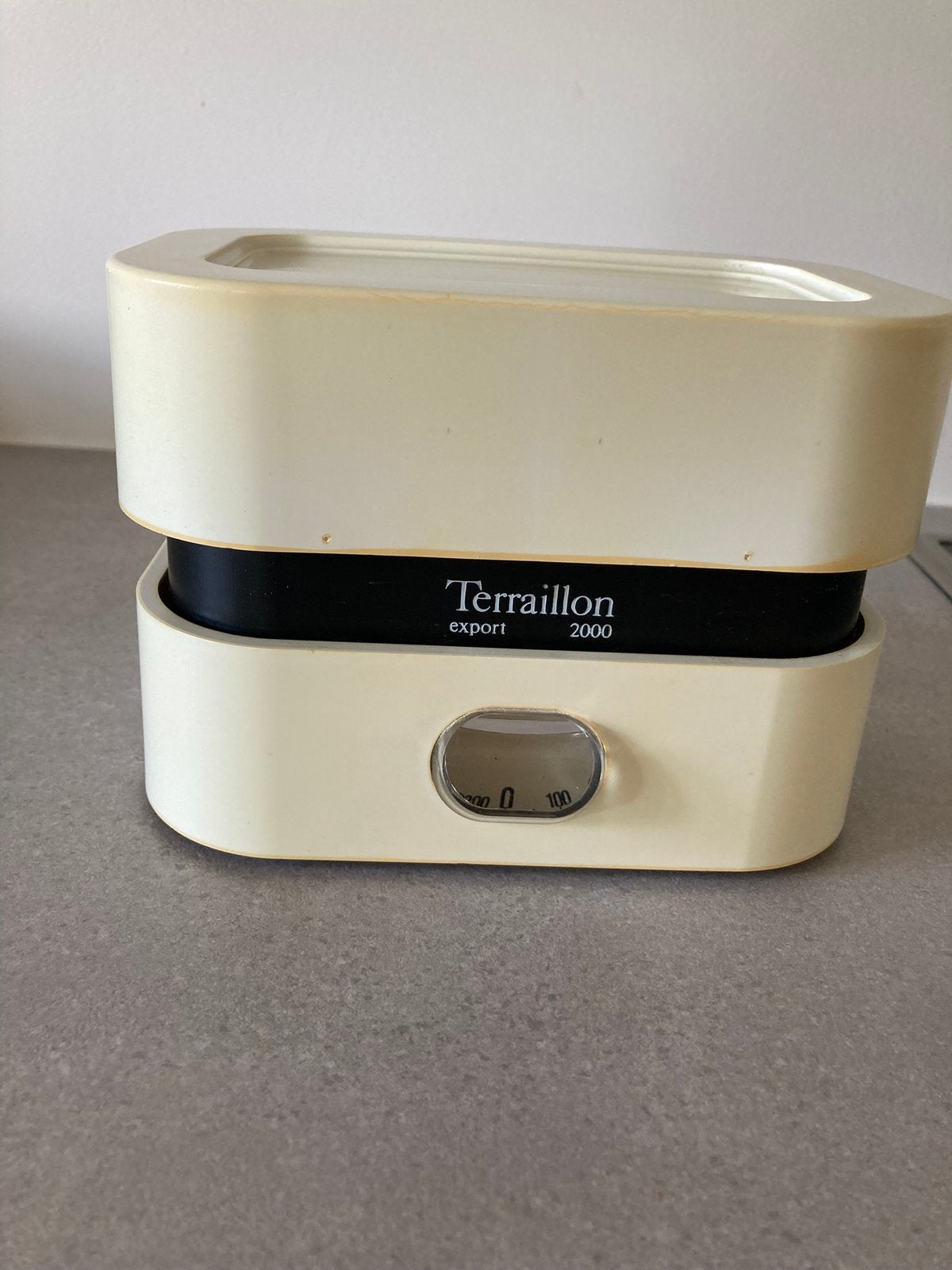 Vintage Terraillon keukenweegschaal, Ophalen