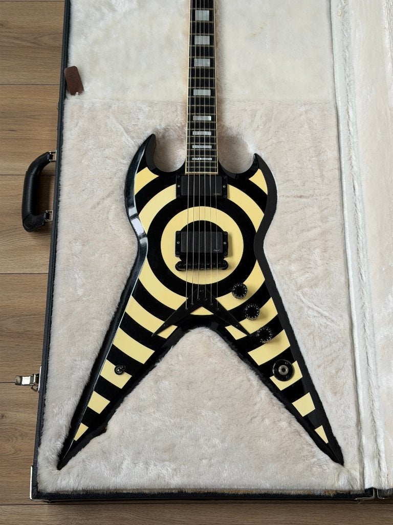 Gibson Custom Shop Zakk Wylde Signature ZV Bullseye (2008), Musique & Instruments, Enlèvement ou Envoi, Gibson