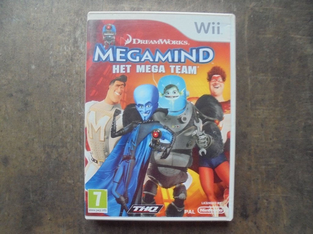 Megamind Het Mega Team voor Wii (zie foto's), Consoles de jeu & Jeux vidéo, Enlèvement ou Envoi, 1 joueur, À partir de 7 ans, Aventure et Action