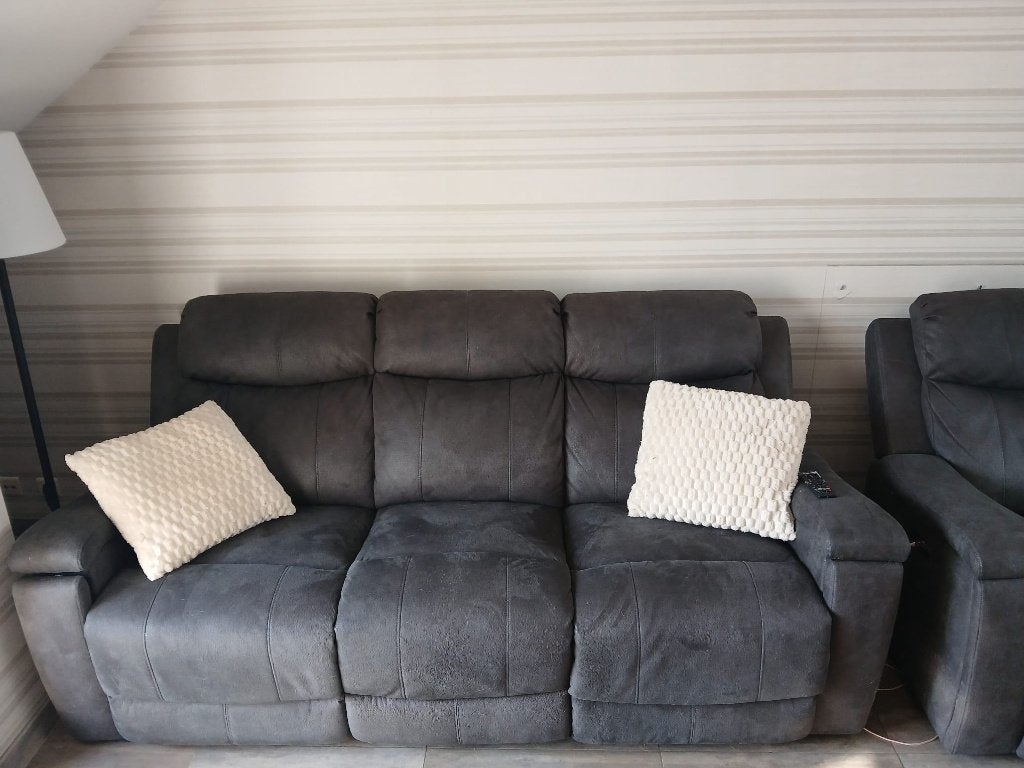 Divan 3 + 2 électrique, Maison & Meubles, Canapés | Salons, Enlèvement, Comme neuf, Quatre personnes ou plus