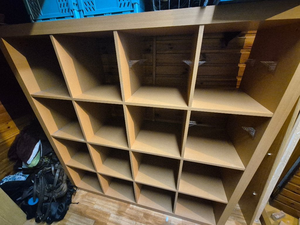 Gratis ophalen Ikea Kallax kast 16 vakken, 25 à 50 cm, 100 à 150 cm, Enlèvement, Utilisé