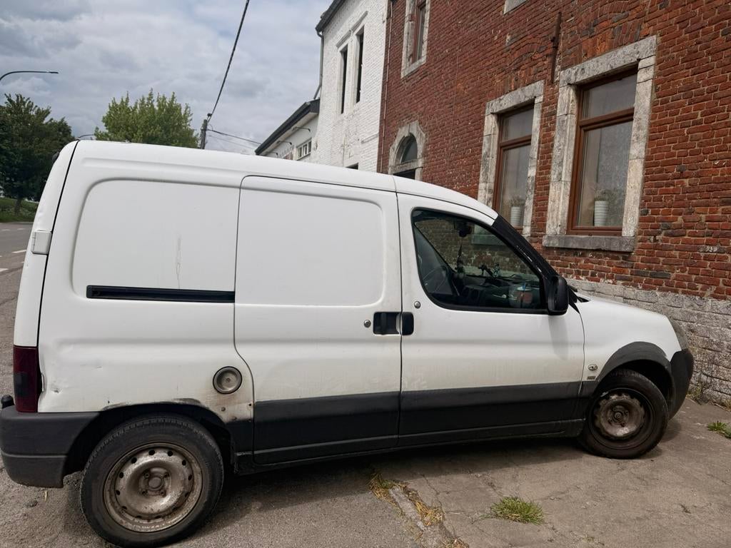 Peugeot partner camionnette blanche, 2 places, Noir, Diesel, Particulier