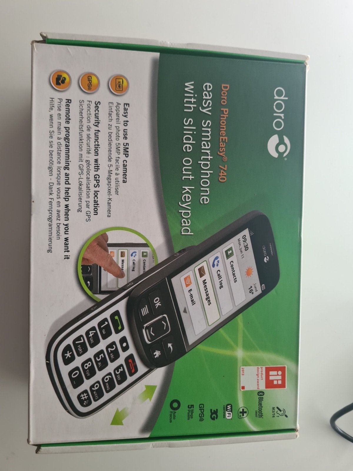 Doro PhoneEasy 740, Ophalen