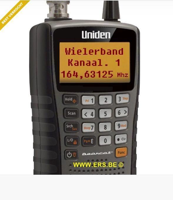 Wielerband Ontvanger Koers ontvanger, Telecommunicatie, Scanners, Ophalen of Verzenden, Nieuw, 200 tot 500 kanalen, Draagbaar