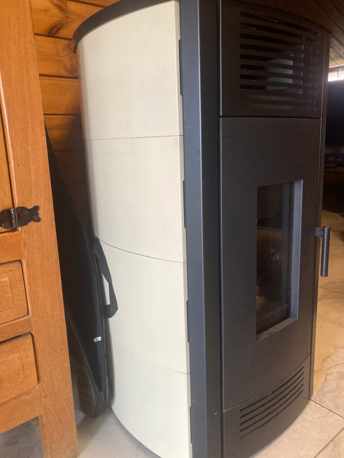 Poele pellet wo165-165c 14kw, Maison & Meubles, Poêles, Enlèvement ou Envoi, Utilisé, Poêle à granulés