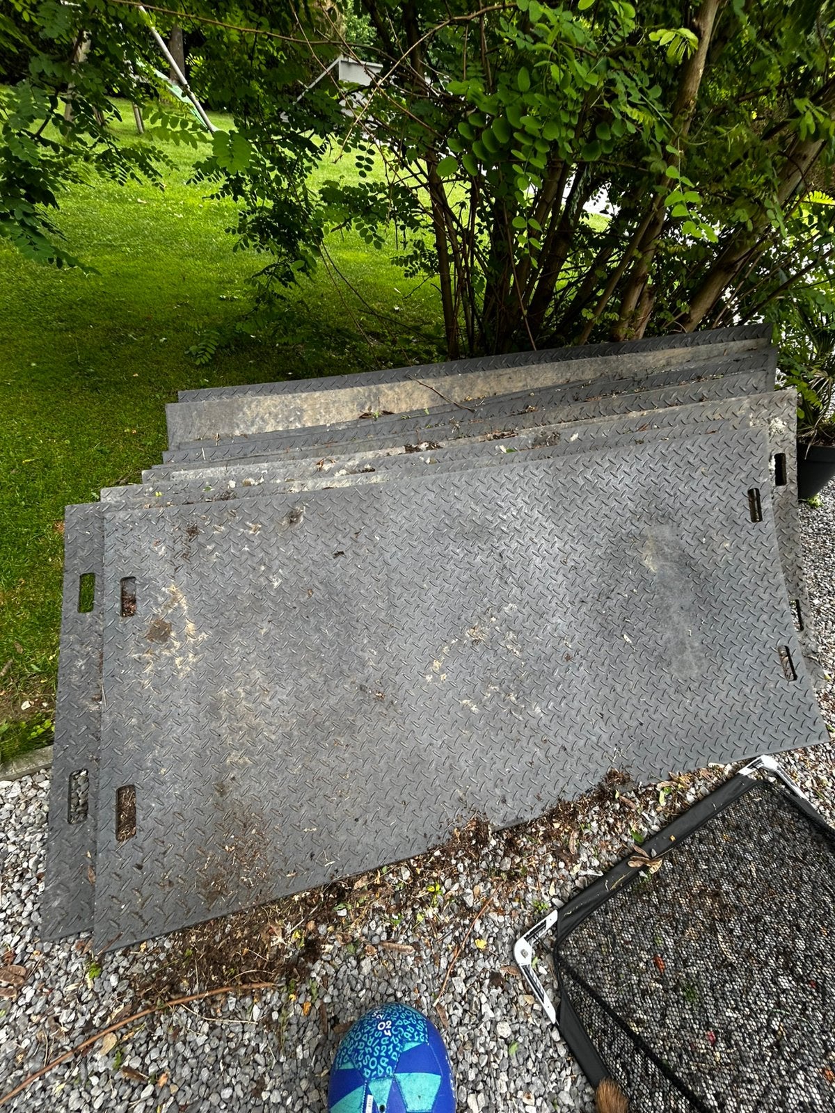 Plaque de roulage, Bricolage & Construction, Tuiles & Revêtements de toit, 15 m² ou plus, Comme neuf, Synthétique, Enlèvement