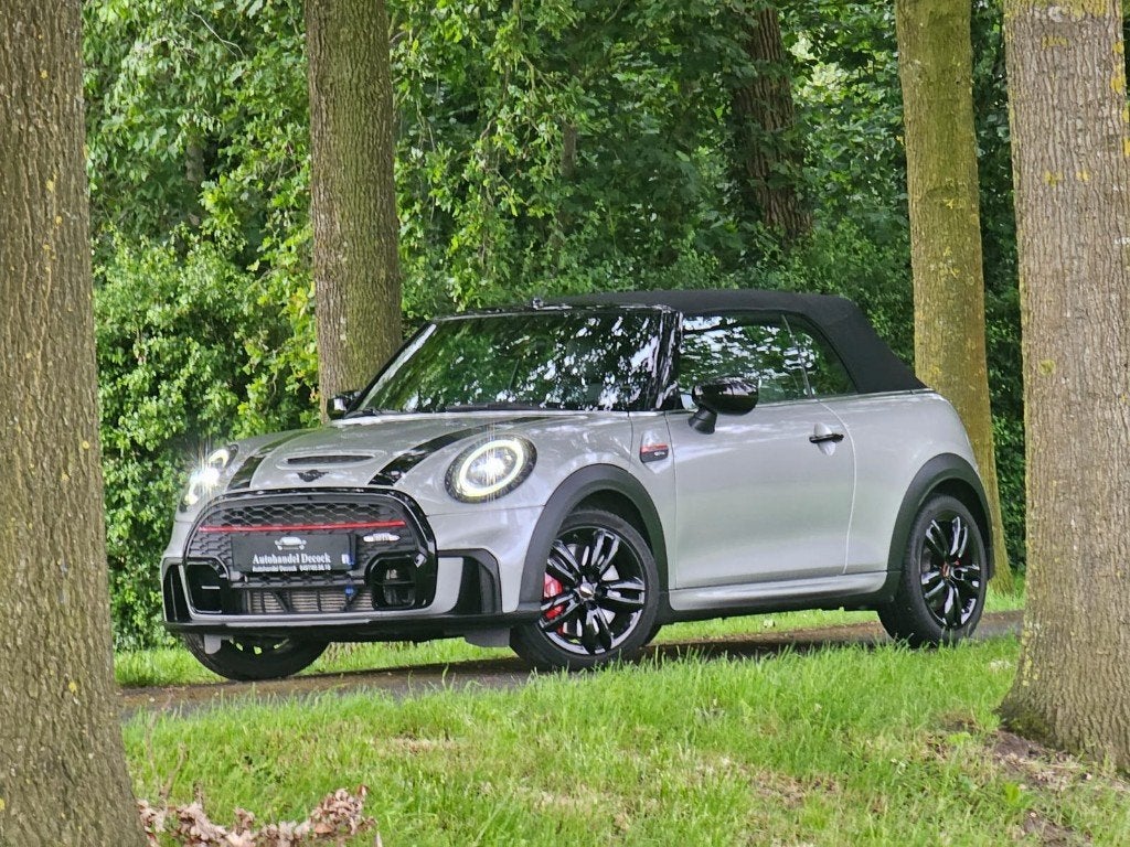 Mini cabrio John cooper works 2L benzine | HEAD UP | CAMERA, Auto's, Mini, Automaat, Parkeerassistent, Cabriolet, Leder en Stof