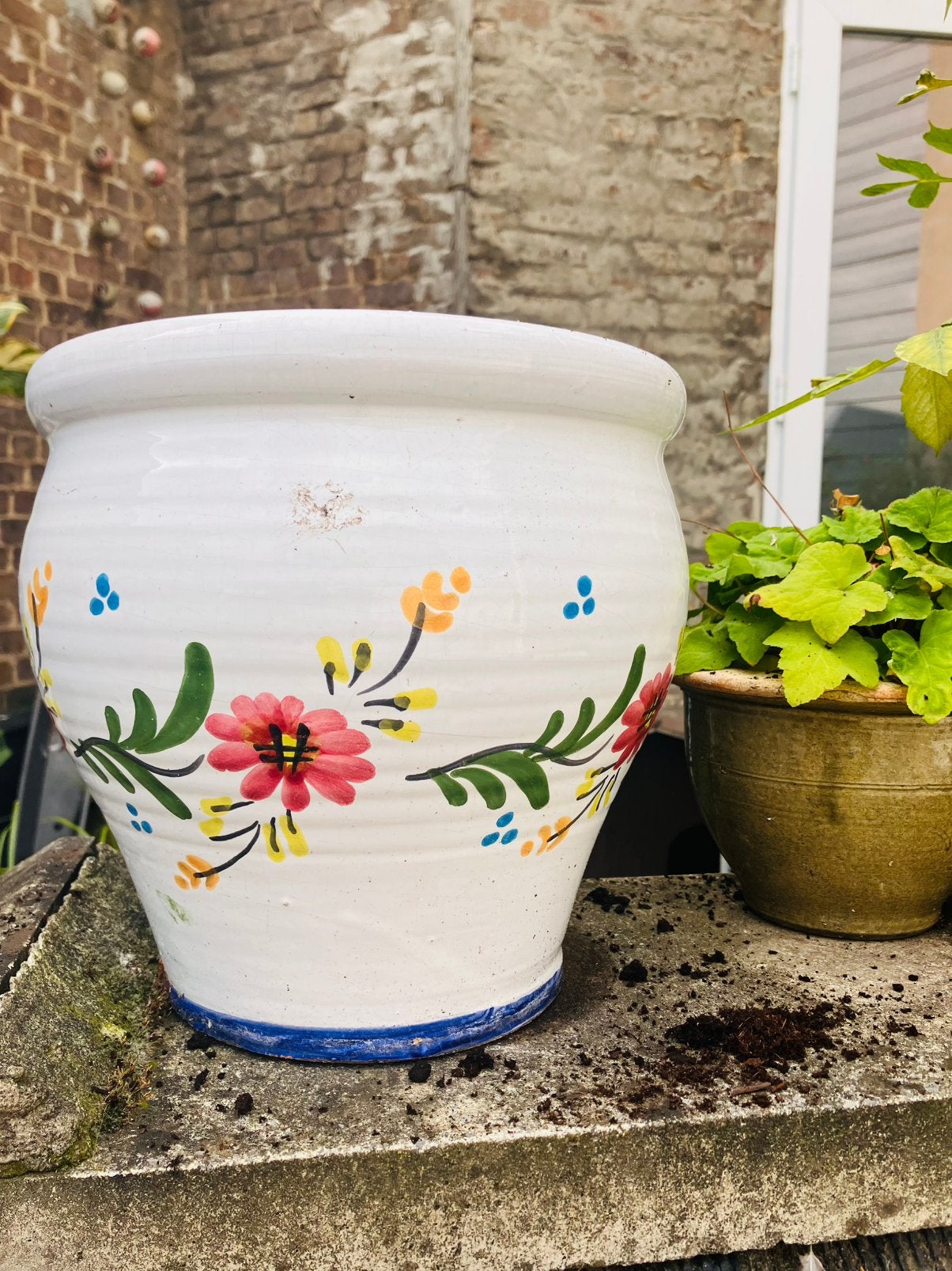 Grote bloempot buiten, Tuin en Terras, Ophalen, Zo goed als nieuw