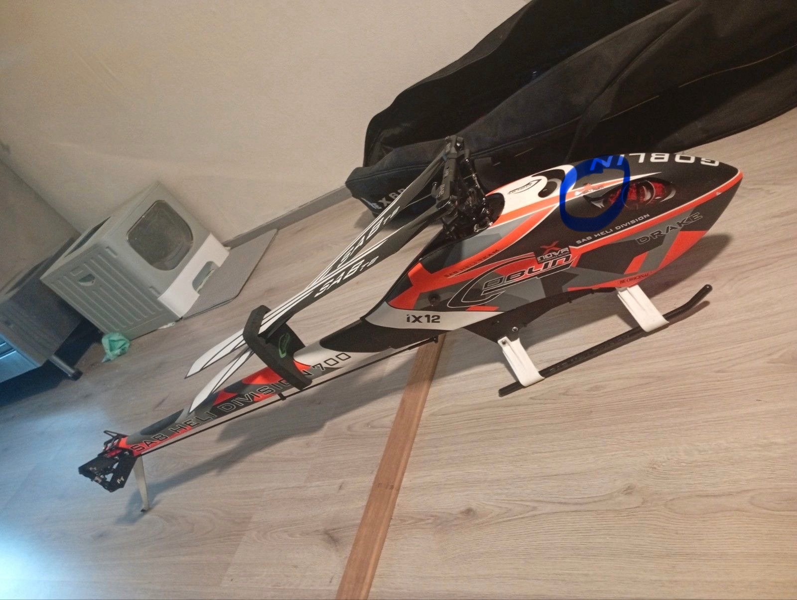 Sab goblin drake 700, Hobby en Vrije tijd, Modelbouw | Radiografisch | Helikopters en Quadcopters, Ophalen of Verzenden, Zo goed als nieuw