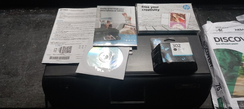 Printer hp draadloos, all-in-one +cartidge +papier, Computers en Software, Ophalen, Gebruikt, All-in-one, HP printer