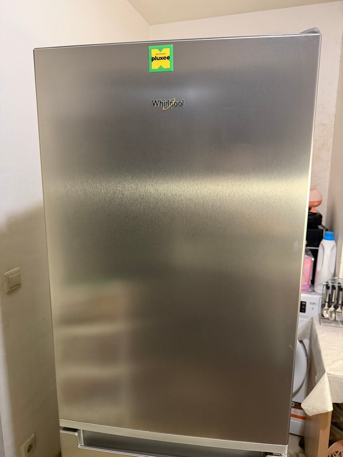 Whirlpool Koelkast, Elektronische apparatuur, Koelkasten en IJskasten, Ophalen, 150 tot 200 liter, 160 cm of meer, Zo goed als nieuw