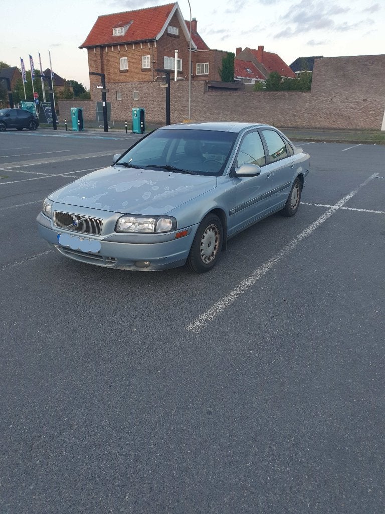 Volvo S80 D5252t 1999, Auto's, Volvo, Voorwielaandrijving, 4 deurs, Zwart, Blauw