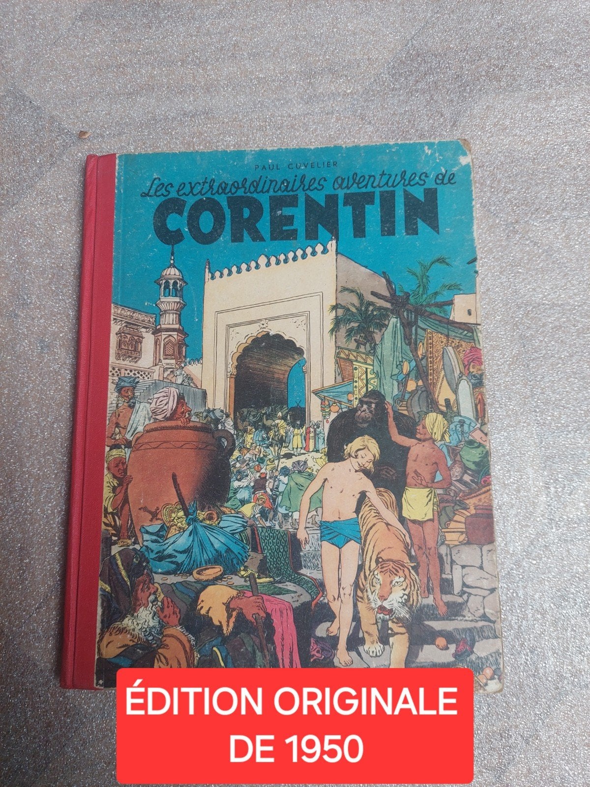 Bd De buitengewone avonturen van Corentin 1950, Boeken, Eén stripboek, Ophalen of Verzenden, Gelezen