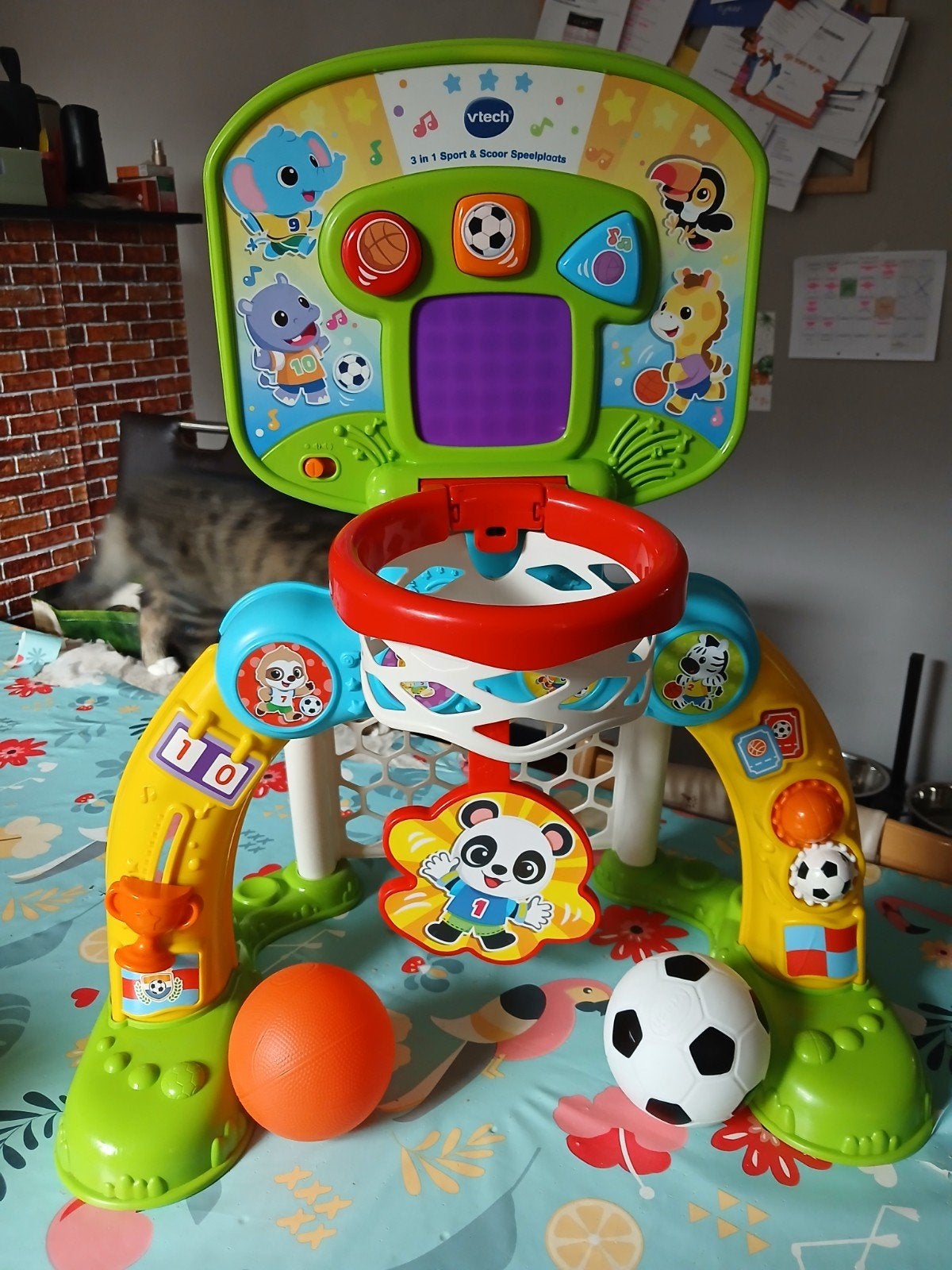 Vtech Sport en scoor speelplaats, Ophalen