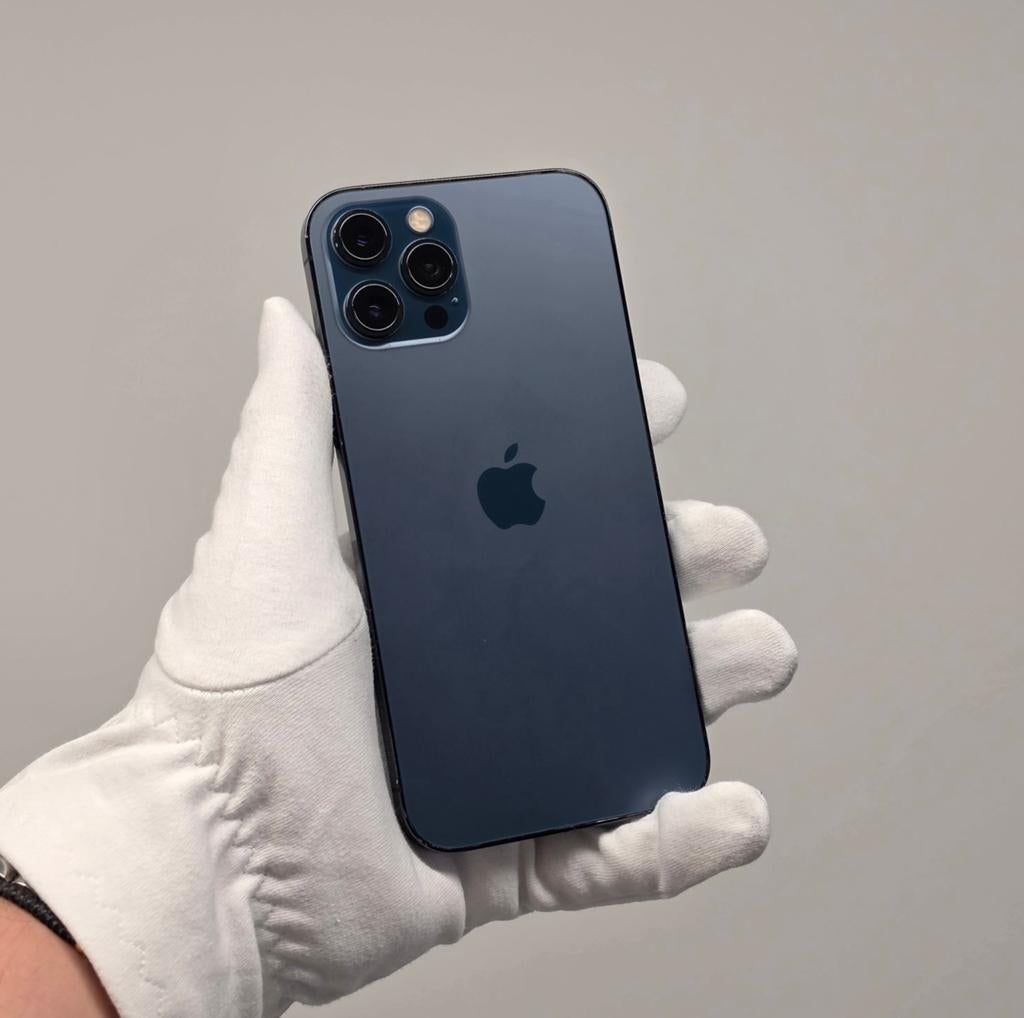 IPHONE 12 PRO MAX 5G 128 GO BLEU PACIFIQUE, Télécoms, Téléphonie mobile | Apple iPhone, iPhone 12, Bleu, Enlèvement