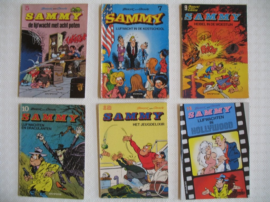Sammy, 18 stuks , Berck - Cauvin - Jean-Pol, Meerdere stripboeken, Ophalen of Verzenden, Zo goed als nieuw