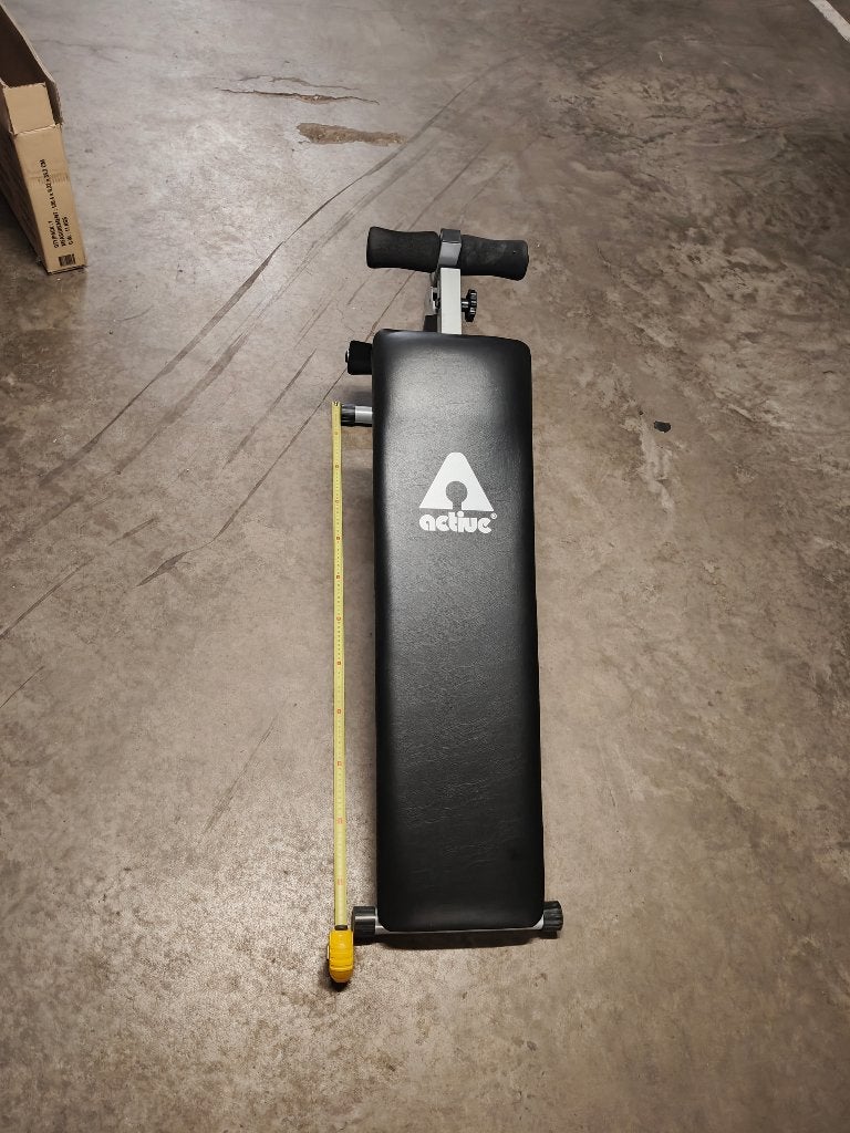 Banc à abdominaux pliable Active – Très bon état, Abdominaux, Aluminium, Comme neuf, Enlèvement