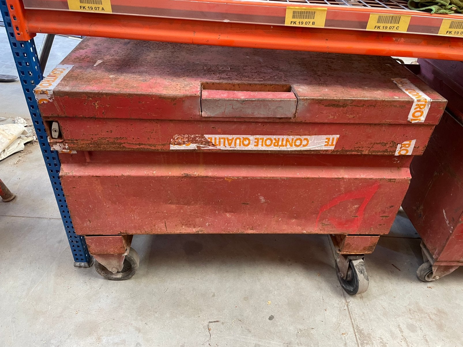 Ridgid koffer, Ophalen, Zo goed als nieuw, Ridgid