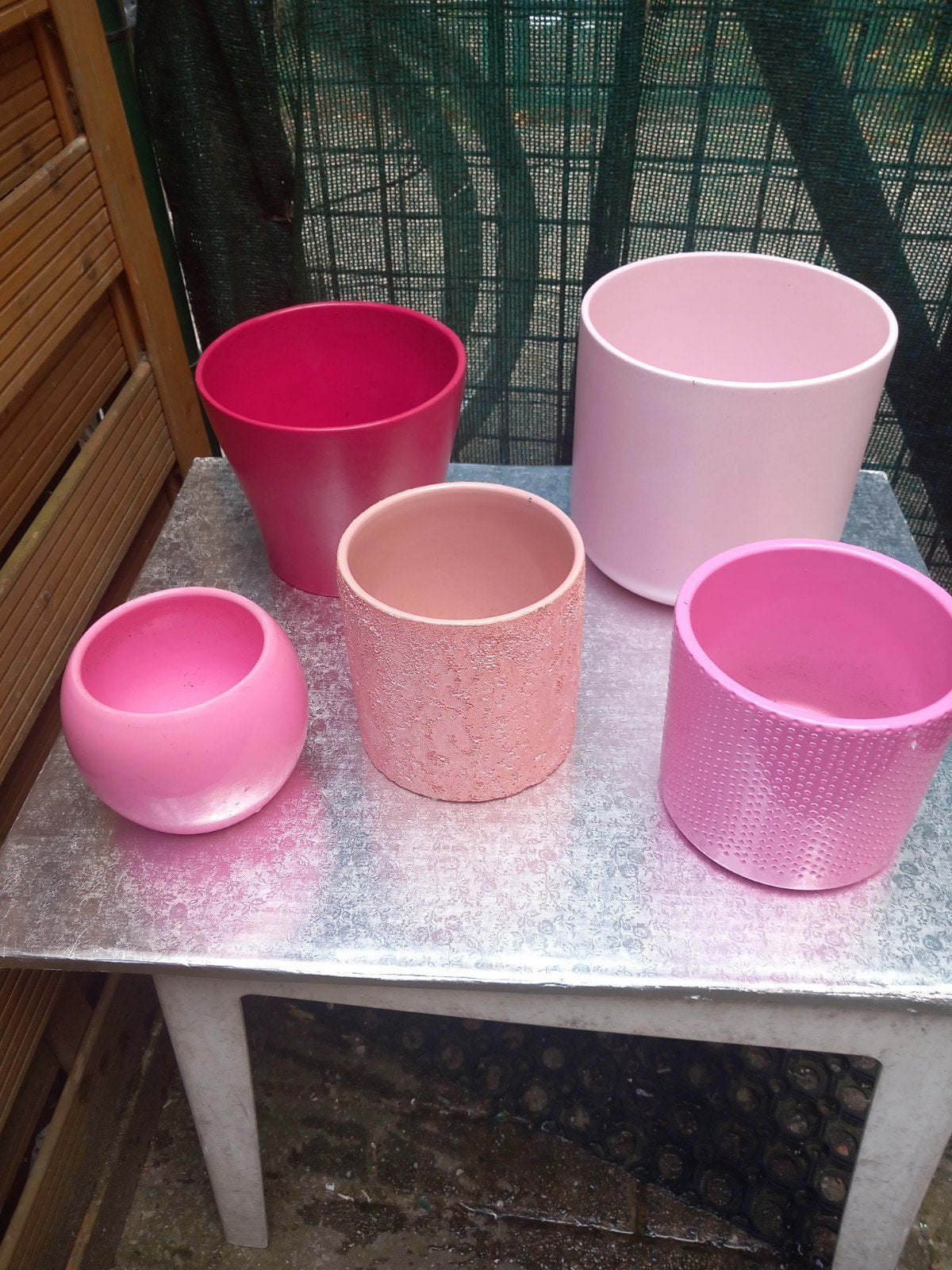 bloempotten samen 5€, Tuin en Terras, Ophalen