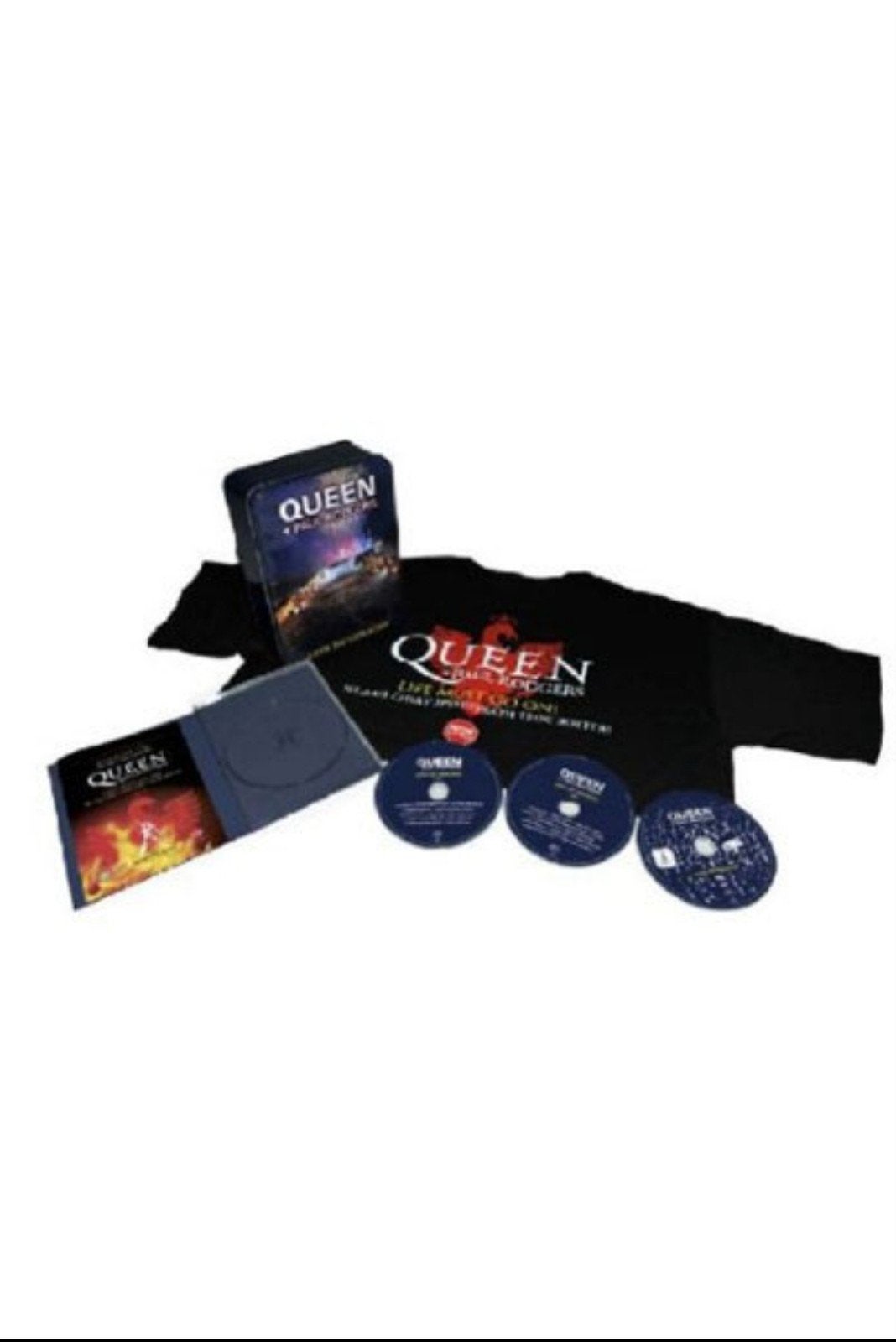 Coffret Collector Tin Box Queen + Paul Rodgers - Live in Ukr, Enlèvement ou Envoi, Comme neuf, Album