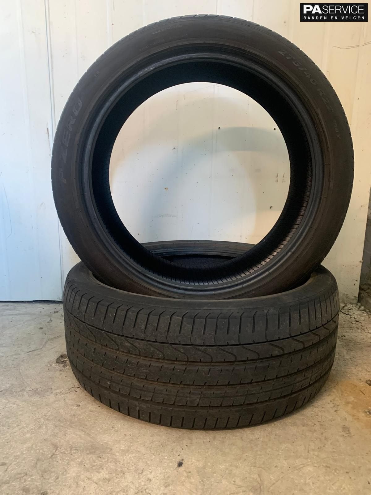 2x Pirelli 275 40 22 zomerbanden met 5 mm, Pneus et Jantes, Véhicule de tourisme, -, Autres dimensions