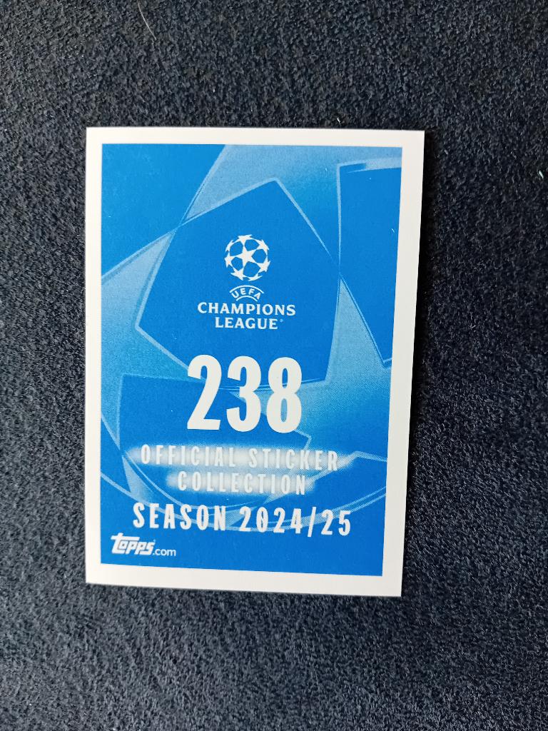 Sticker Topps 24/25 nr 238, Enlèvement ou Envoi, Neuf, Autocollant