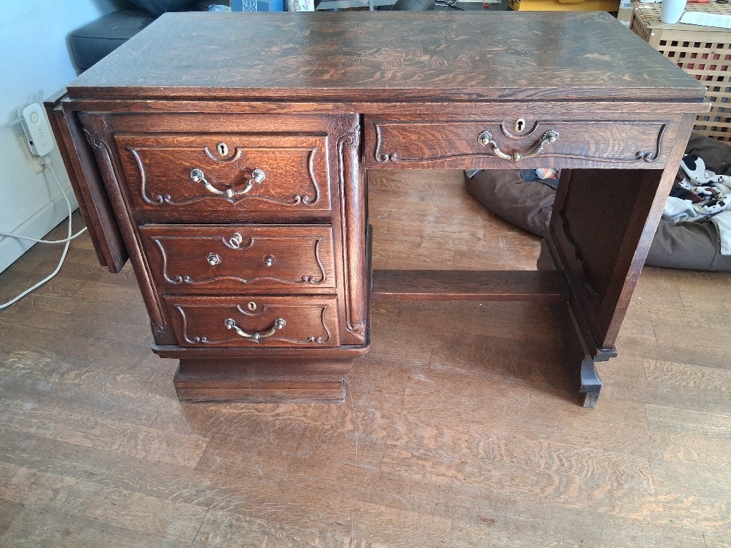 Antiek bureau met sécretaire, Antiquités & Art, Enlèvement
