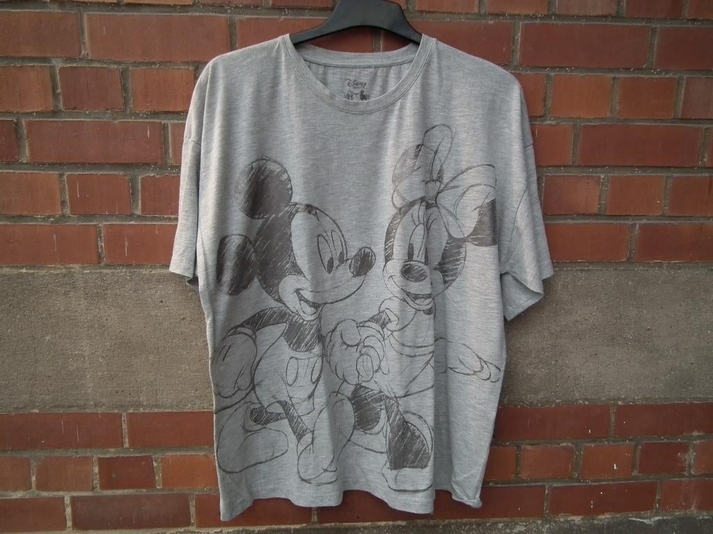 Grijs T-shirt, voor dames (Disney) maat XL, Kleding | Dames, Verzenden, Maat 46/48 (XL) of groter, Korte mouw, Grijs