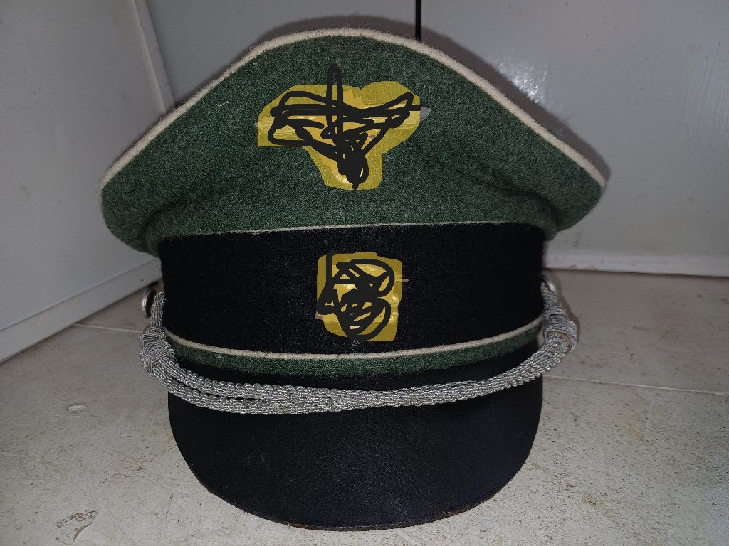 ALLE REPRODUCTIE DE OFFICIERSPET, Ophalen of Verzenden, Landmacht, Overige typen