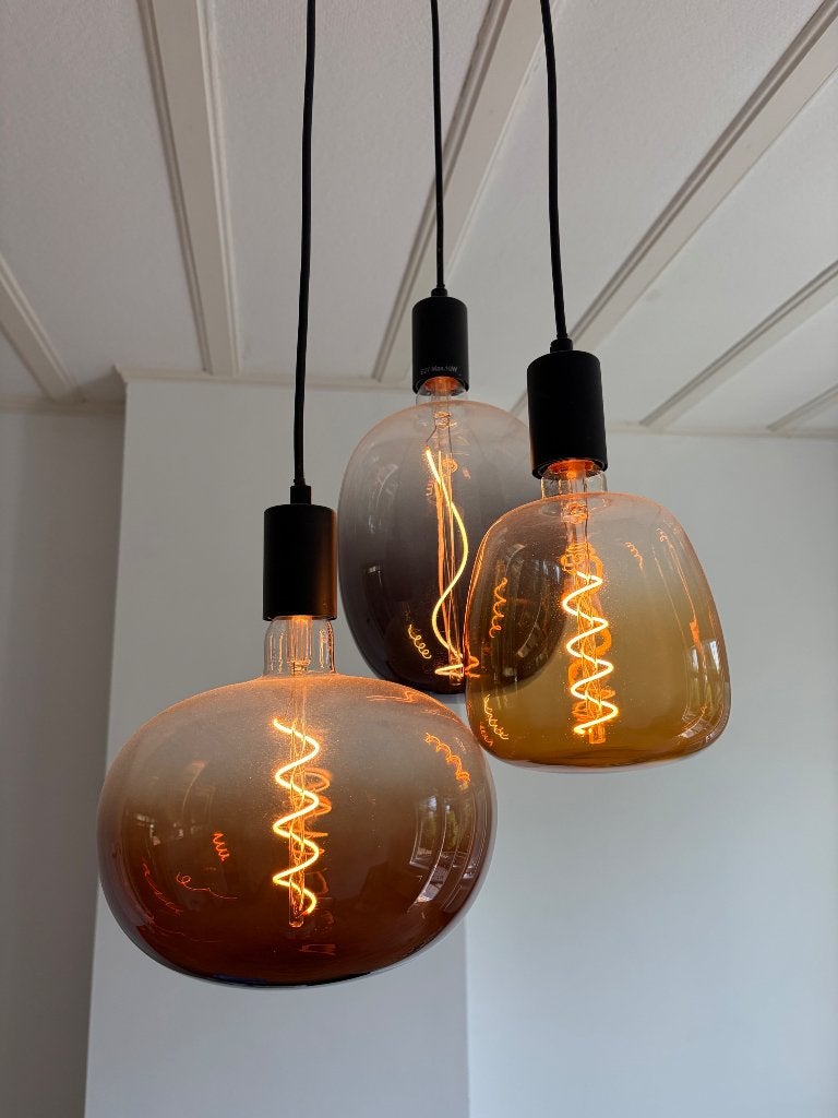 Calex Hanglampen (x3), Huis en Inrichting, Ophalen, Zo goed als nieuw, Glas