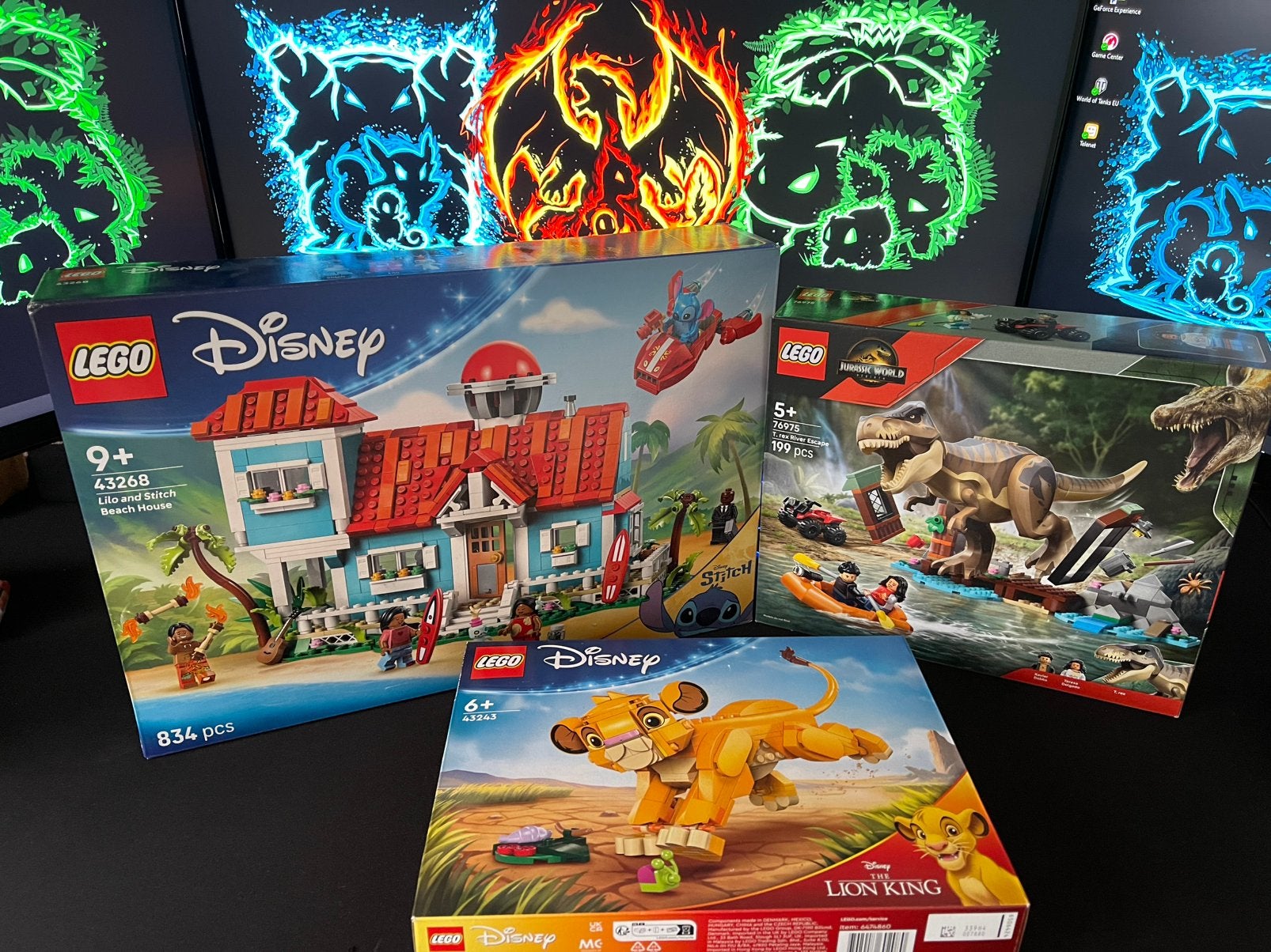 Lego sealed Disney & Jurassic World: 43268, 43243, 76975, Ophalen of Verzenden, Zo goed als nieuw, Lego, Disney