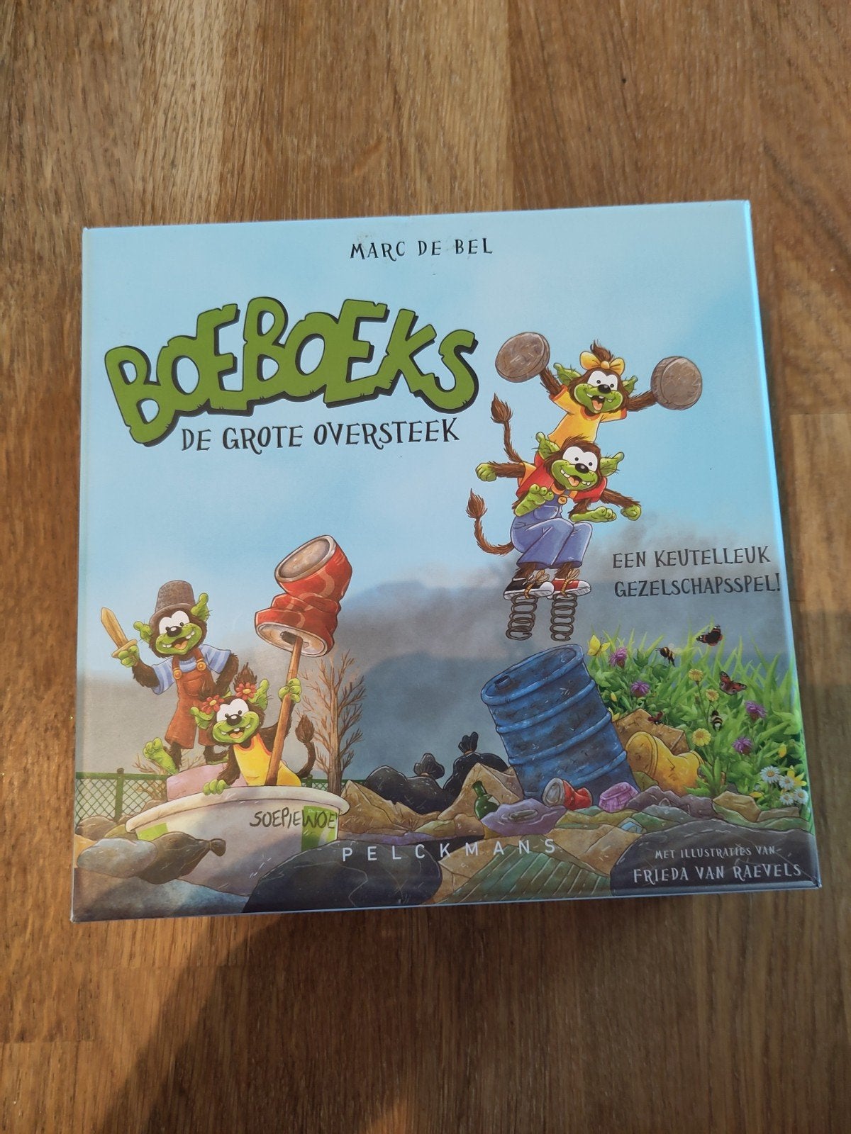 Boeboeks de grote oversteek spel, Drie of vier spelers, Ophalen of Verzenden, Zo goed als nieuw, Pelckmans