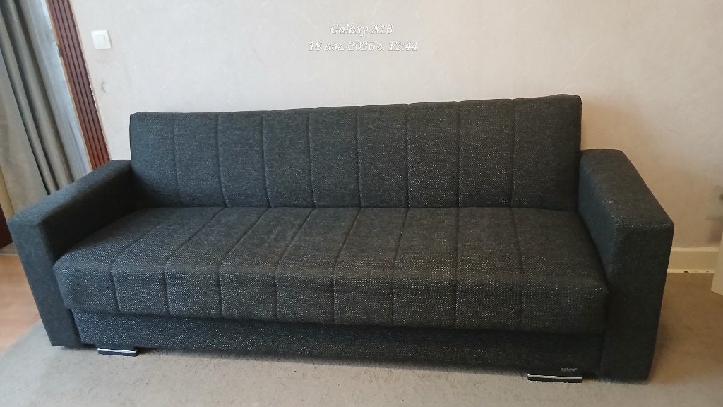 Divan - lit, Maison & Meubles, 200 à 250 cm, Banc droit, Bois, Comme neuf