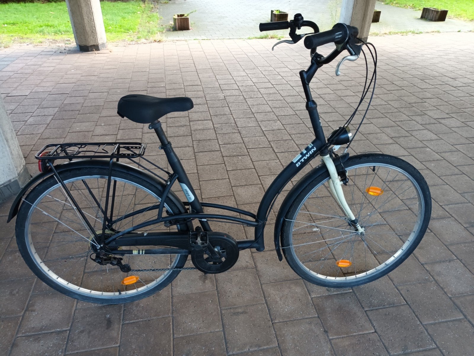 damesfiets merk van b.twin 7versnellingen 28inch, Ophalen