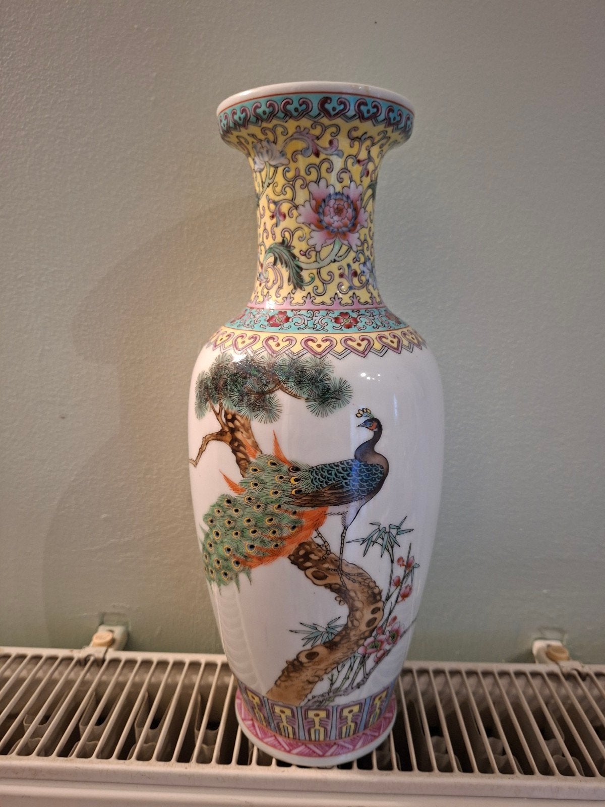 vase chinois de la famille Rose, Enlèvement