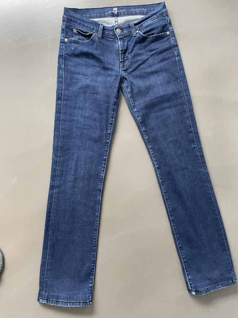 Blauwe jeansbroek van 7forallmankind maat 26, Kleding | Dames, Blauw, Ophalen of Verzenden, Zo goed als nieuw, W28 - W29 (confectie 36)